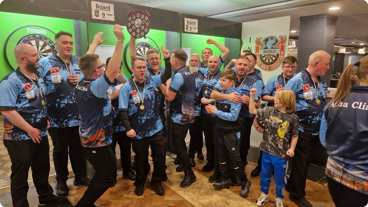 Dublin Darts Club celebrating