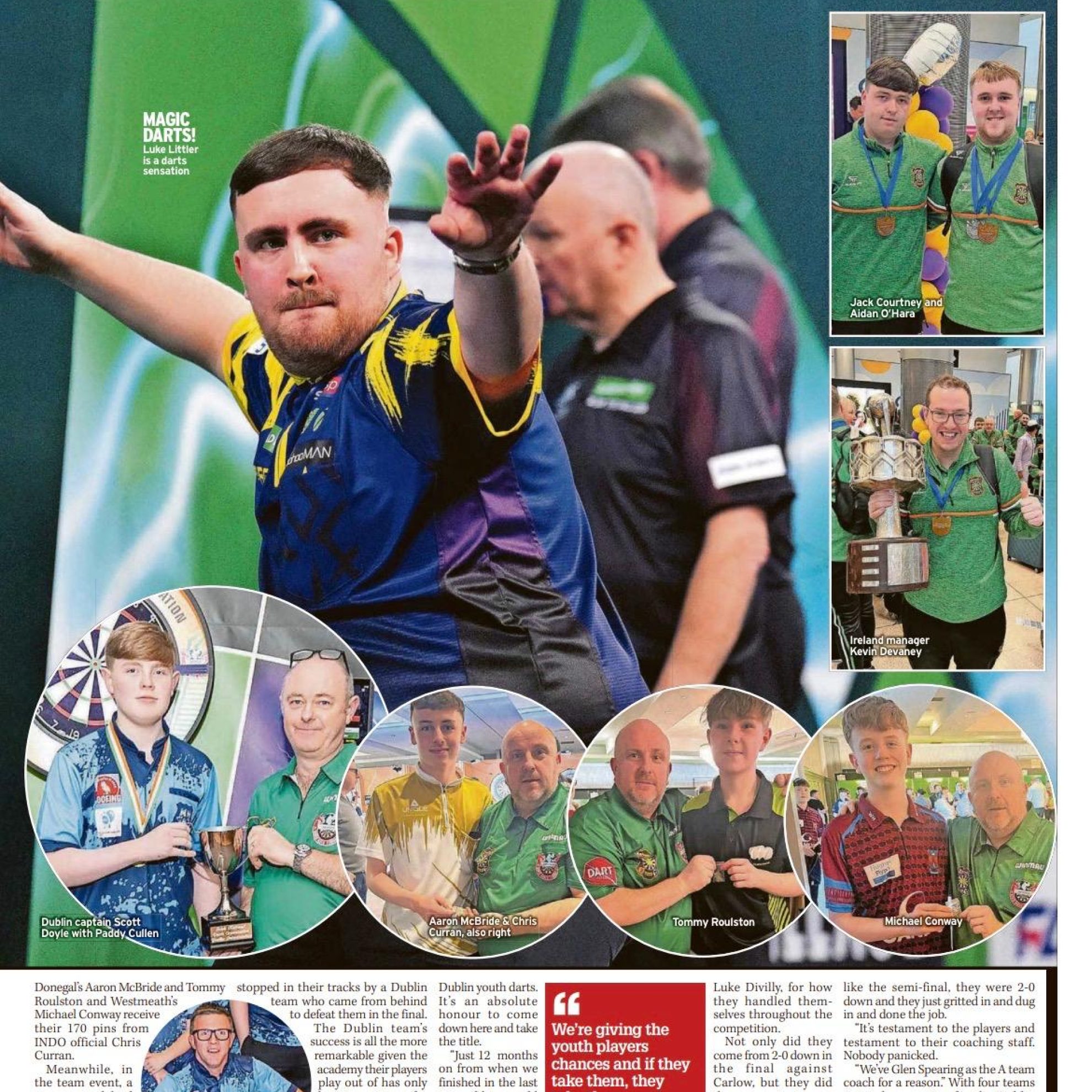 dublin darts club newspaper